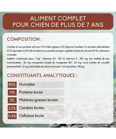 Nutrivet - INNE Dog - TERRINE - Senior Dog - Lamb 150g - Buy Online on GoSupps.com