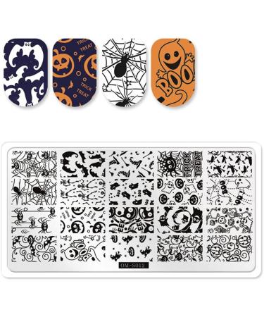 Christmas Nail Art Plate | DIY Stamping Template for Manicure | Holiday Designs for Professional & Home Use - Buy Online on GoSupps.com