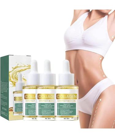 Gerrit Collagen Lifting Body Oil Anti Aging Collagen Serum for Face Collagen Oil For Skin Tightening for Neck Decollete Upper Arms Thighs Reduces Fine Lines