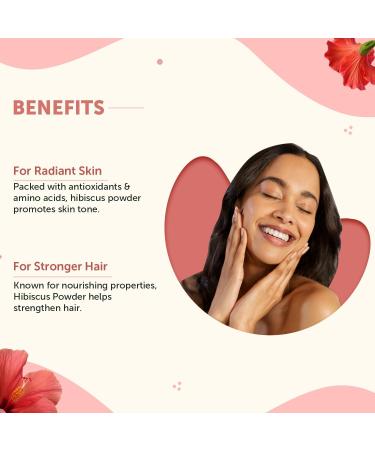 Organic Hibiscus Powder for Women & Men (100 gm Pack of 1) | Ayurvedic Care to Boost Skin & Hair Health | 100% Natural & Vegan Friendly | Rich in Antioxident & Vitamin C | No Additives - Buy Online on GoSupps.com