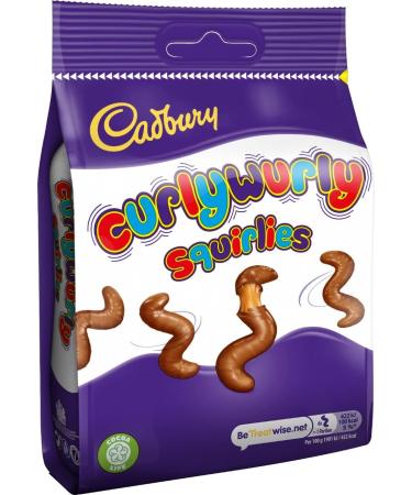 Cadbury Curly Wurly Squirlies Sweets Bag 100g - Buy Online on GoSupps.com