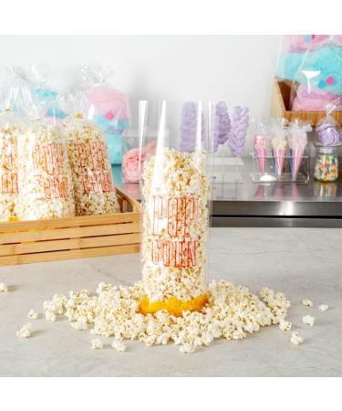 Restaurantware Bag Tek 17 x 7 Inch Popcorn Bags 100 Greaseproof Popcorn Favor Bags - Hot & Cold Friendly Freezable Clear PE Plastic Carnival Popcorn Bags For Event Favors Or Goodie Bags - Buy Online on GoSupps.com