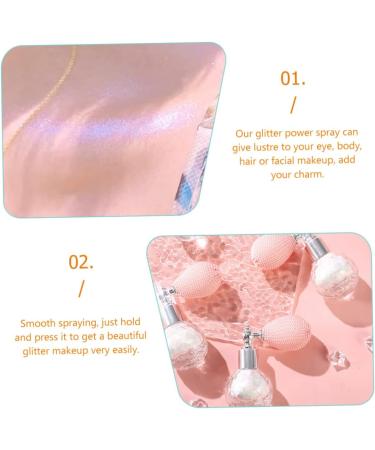 Beavorty 5pcs High Gloss Dusting Glow Balloons Glitter Eye Shadow Makeup Highlighters for Face Body Shimmer Spray Women Highlighter Spray Balloon Shine Spray Makeup Glitter Body Glitter 7.5x7cm x5pcs Purplex5pcs - Buy Online on GoSupps.com