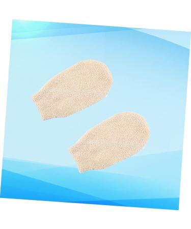 Healeved Exfoliating Bath Gloves - 2pcs Bathing Mittens for Women | Loofah Back Scrubber, Body Massage Towel & Exfoliator Gloves - Buy Online on GoSupps.com