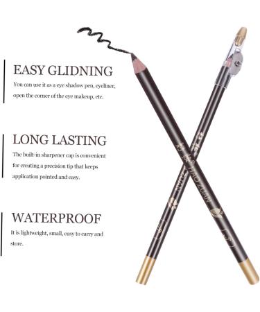 TOVINANNA 16 pcs black eyebrow pencil eyebrow pencil tool eyebrow pen pencil makeup gadgets - Buy Online on GoSupps.com