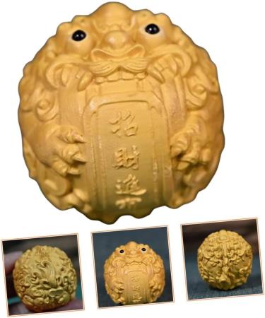 Magiclulu 3ST - Ornamental Wooden Fitness Ball | Handball & Massage Tool for Gymnastics Hand Exercises & Relaxation - Buy Online on GoSupps.com