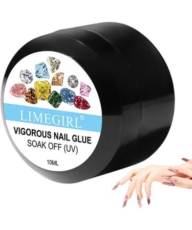 Gel Nail Glue for Fake Nails | Strong Fake Nail Adhesive for Press On Nails - Nail Supplies for Salon Home for 3D Sculpture Gel Nail Tips Strengthen Soft Gel Nail Tips - Buy Online on GoSupps.com