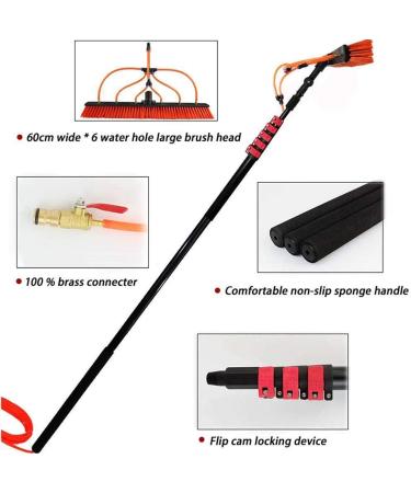 Outdoor Window Cleaning Brush Extendable Cleaner Conservatory Roof Water Fed Telesbrush Window Cleaning Pole Suitable for Photovoltaic Panel Cleaning Trucks Windows/12Ft/3.6 30Ft/9M - Buy Online on GoSupps.com