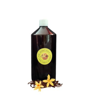 Natural Bourbon Vanilla Extract 1 Litre (1000 ml) Vanilla Extract Sugar Free Kitchen Baking