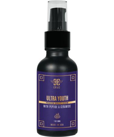 Ultra Youth Serum 1 oz Helps Create Barrier To Retain Moisture Promotes Skin Elasticity Helps Boost Radiance Non-GMO Cruelty-Free Products Made In USA