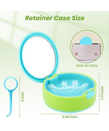 Color Contrast Aligner Case with Mirror & Removal Tool - Blue - Buy Online on GoSupps.com
