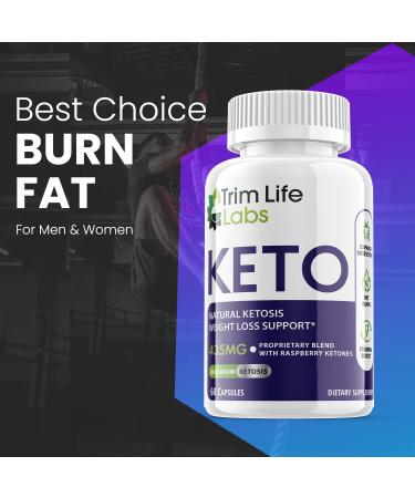 Trim Life Keto BHB Ketosis Supplement Pills - 2 Pack, 60 Count x 2 - Buy Online on GoSupps.com