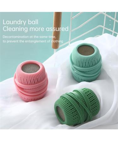 Washing Machine Laundry Ball Reusable Laundry Balls for Washer 2024 New Fabric Softener Balls for Washer Fabric Softener Dispenser Ball for Clothes Lint and Dust Pink - Buy Online on GoSupps.com