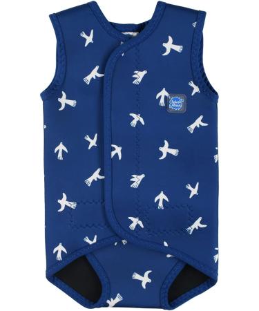 Baby Wrap Wetsuit - White Birds 0-6 Months | Splash About - Buy Online on GoSupps.com