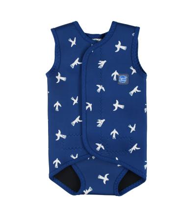 Splash About Baby Wrap Wetsuit White Birds 0-6 Months