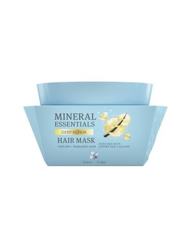 MINERAL ESSENTIALS Deep Repair Hair Mask for Dry and Damaged Hair  Nourishes the Scalp  Roots  Strands and Ends  11.8 Ounce