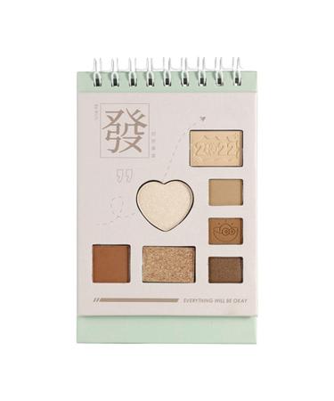 Natural Matte Eyeshadow Palette | Daily Eye Makeup Palette | 2 Shimmer Colors and 5 Matte Colors Combined Highly Pigmented Pressed Eye Shadow Makeup Pallet M/l 1 count (Pack of 1)