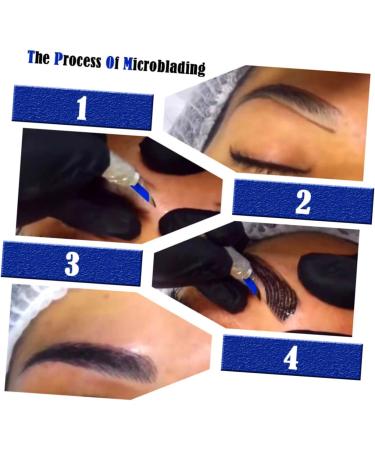 OHPHCALL Semi-permanent Pencil Kit Skin Microblading Golden Eyebrow Storage Pen Practice with Manual - Buy Online on GoSupps.com