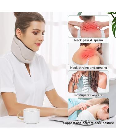 Flotown Neck Support for Pain Relief - Cervical Collar & Spine Alignment for Men & Women (L) - Buy Online on GoSupps.com