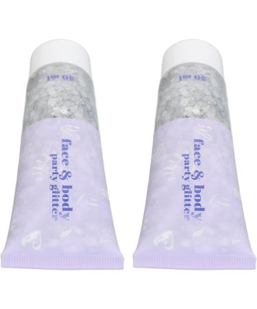 Buy Sequin Body Glitter Gel 50ml - Holographic Silver Face & Body Glitter for Festivals - International Shipping Available - Buy Online on GoSupps.com