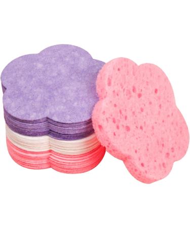 Ruwshuuk Makeup Remover Sponges - Face Cleansing Pads for Women | Skin-Friendly Face Cleansing Pads Soft Makeup Remover Pads for Traveling - Buy Online on GoSupps.com