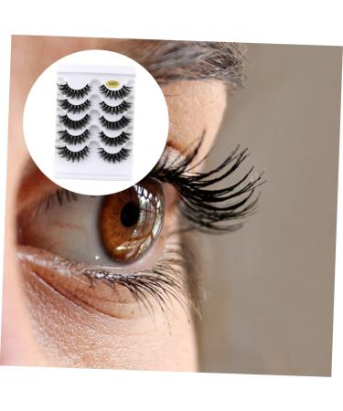 Beavorty 5 Pairs Fake eyelashes false eyelashes soft light fake lash artificial eyelashes black accent decor hand decor 3D black trim Natural Eyelashes dense Miss Adhesive Imitation - Buy Online on GoSupps.com