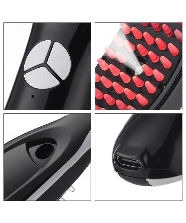 Electrical Spray Massage Curb | Vibrating Massage Comb | Innovative Hair Recovery Brush for Hair Growth - Buy Online on GoSupps.com