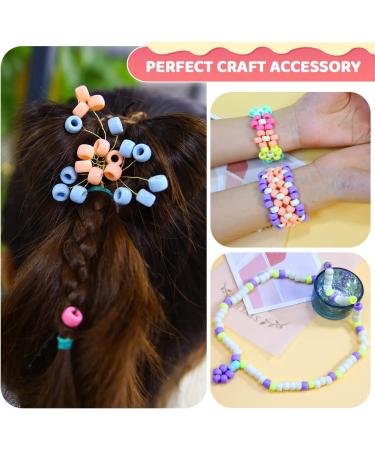 1000 Macaron Candy Pony Beads - Ideal for Crafts, Hair & Jewelry Making - Buy Online on GoSupps.com