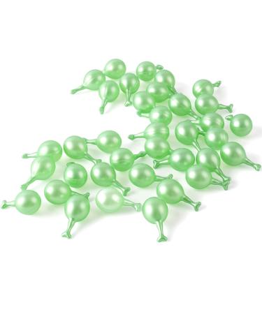 MIVAVO Keratin Hair Treatment Capsules for Dry and Damaged Hair - Ideal for Post-Dye Care | Exquisite Glass Bottle Packaging | 36 Capsules (Green) - Buy Online on GoSupps.com