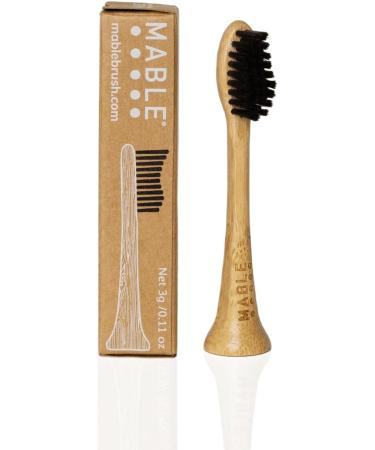 MABLE Bamboo Electric Toothbrush Heads - Compatible with Philips Sonicare | 4 Soft Plant-Based Replacement Heads for Adults - Buy Online on GoSupps.com