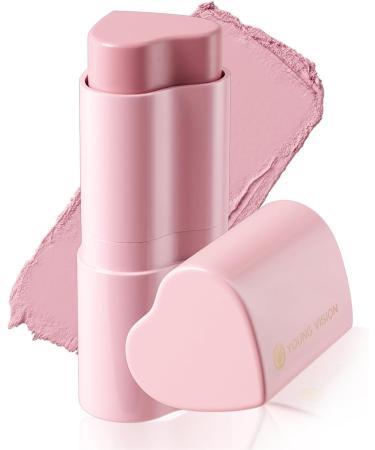 Stick Blush - Heart-Shaped Contour Blush - 2-in-1 High-Pigment Cream - For Women and Girls with a Natural Look Perfect for Travel Beauty and Makeup for Lips Eyes Cheeks and Face - Buy Online on GoSupps.com