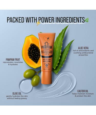 Dr. PawPaw Multipurpose Plumping Lip Oil - Intensely Nourishing Hydrating Lip Oil - for Women with Aloe Vera Olive and Castor Oil - 0.27 oz (Pack of 2) 0.27 Fl Oz (Pack of 2) Lip Oil - Buy Online on GoSupps.com