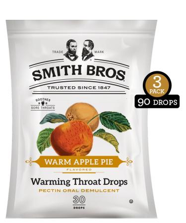 Sore Throat Lozenges with Pectin by Smith Brothers (Warming Apple Pie, 90 Count): Vintage Candy Throat Drops - The Original American Cough Drop - Buy Online on GoSupps.com