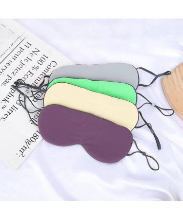 Warm & Cool Dual-Sided Sleeping Eye Mask - Unisex Breathable Travel & Office Shade | Wine Red - Buy Online on GoSupps.com