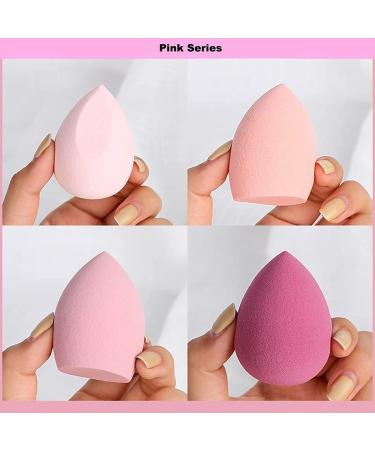 4 pieces Professional Makeup Sponges Set - Blender for Foundation Touch Ups Latex-Free Dry and Wet use - Buy Online on GoSupps.com