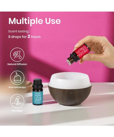 Veda Tinda Geranium Essential Oil - 100% Pure Organic Geranium Oil for Skin Care Diffuser & Refreshing Aroma | 10ml - Buy Online on GoSupps.com