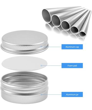 Aluminum Tins - Sopito 24 Pack 15ml Empty Round Tins for Lip Balm Cosmetics Mini Candles & Crafts - Buy Online on GoSupps.com