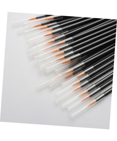 VINTORKY 100pcs Eye Makeup Tools Lip Makeup Brushes Eyeliner Liquid Brush Eyebrow Liner Brush Orange - Buy Online on GoSupps.com