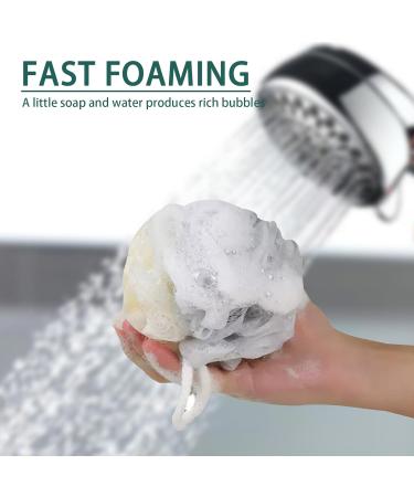 24 Pack Travel Loofah - Mini 4" Shower Poufs Individually Wrapped Bath Sponges in Multicolor for Easy Travel - Buy Online on GoSupps.com