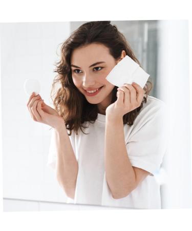 200pcs Non-Woven Paper Bag Makeup Remover Pads - Facial Cleansing Nail Polish Remover Eco-Friendly Face Pads for Skincare - Buy Online on GoSupps.com