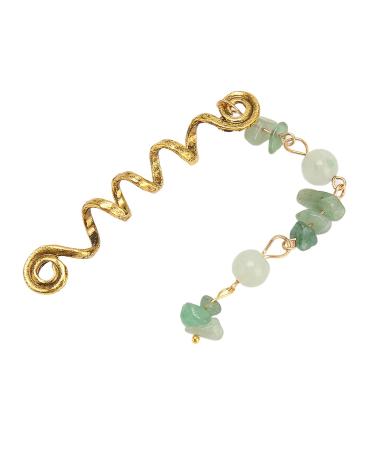 Exquisite Green Hair Dreadlock Jewelry - Large Alloy Braiding Rings (5 Pieces) for Parties | Fast International Shipping - Buy Online on GoSupps.com