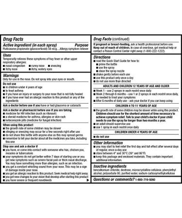 Kirkland Aller-Flo Fluticasone Propionate 10x120 Metered Sprays .54 Fl OZ - Allergy Relief - Buy Online on GoSupps.com