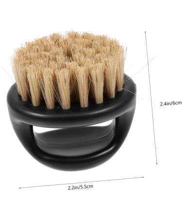 Frcolor 6-Piece Wooden Beard Brush Set | Bristle & Face Cleaning Brushes for Men | Salon Quality Male Grooming Tools - Buy Online on GoSupps.com