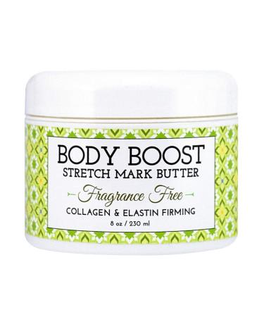 Body Boost Sans parfum Vergetures beurre 8 Oz Grossesse et allaitement s curit Soins de la peau