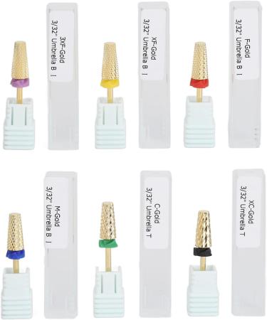 Nail Drill Bits Set of 6 Stainless Steel Gel Polish Remover Cuticle Cleaner for Manicure Pedicure Efficient Buffing Shaping Cutting Smoothing with Salon and Individual Use - Buy Online on GoSupps.com