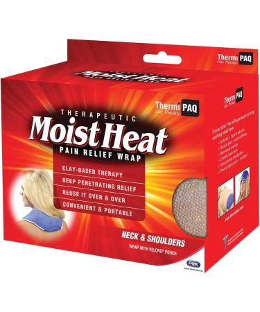 ThermiPaq Microwave Heating Pad for Neck and Shoulders - Reusable Clay Heating Wrap for Neck and Shoulder Pain - Buy Online on GoSupps.com