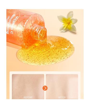 BeautyMall 1 PC Vitamin C Nourishing Shower Gel Skin Wash Clear Away Dirt & Oil of Skin Refining Smoothing Deeply Moisturizing Skin 300ml / 10.15 FL OZ - Buy Online on GoSupps.com
