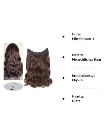 Silk-Co Adjustable Synthetic Hair Extensions with Rubber Band - Invisible Cord Corrugated 40cm Medium Brown for Women - Buy Online on GoSupps.com