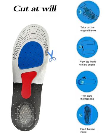 Spriegen Soft Inserts Cushioning Insoles for Women's Boots & Sneakers - Size 5-8.5 | Stress Relief for Walking & Hiking | 1 Count Insole - Buy Online on GoSupps.com