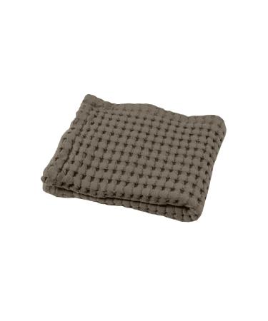 Gilden Tree Waffle Towel Quick Dry Thin Exfoliating Washcloths for Face Body, Modern Style (Stone)